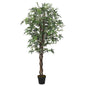 Kunstplant esdoornboom 224 bladeren 80 cm groen - AllerleiShop