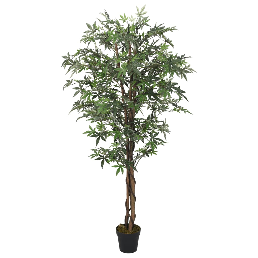 Kunstplant esdoornboom 224 bladeren 80 cm groen - AllerleiShop