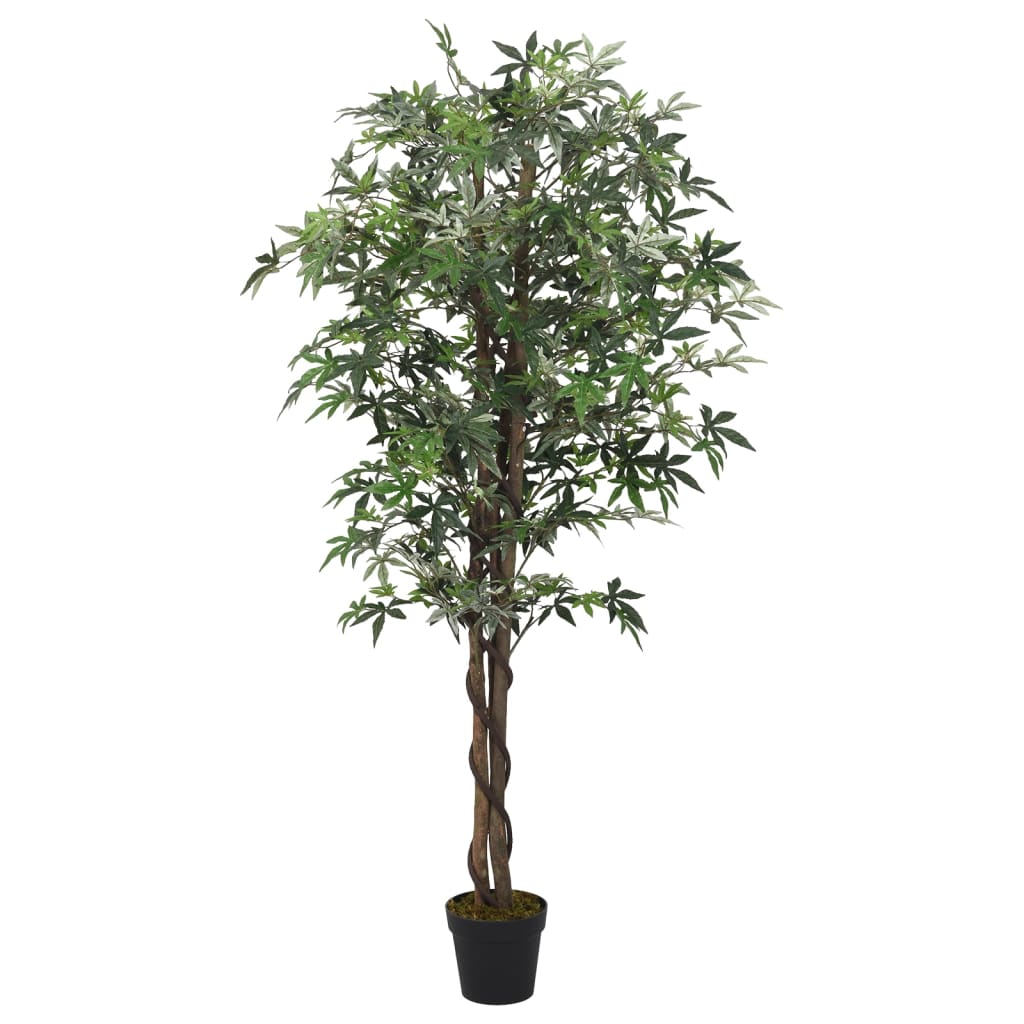 Kunstplant esdoornboom 672 bladeren 180 cm groen - AllerleiShop