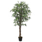 Kunstplant esdoornboom 672 bladeren 180 cm groen - AllerleiShop