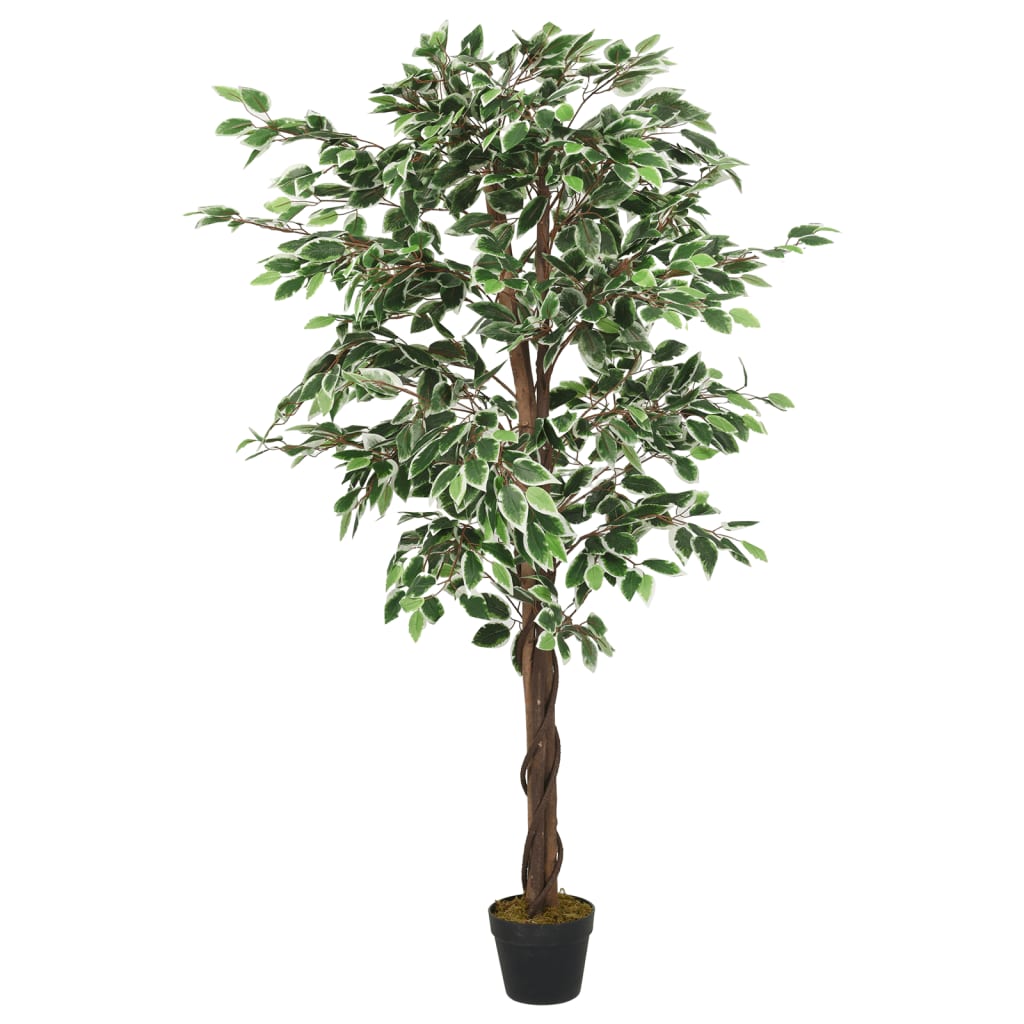 Kunstplant ficus 378 bladeren 80 cm groen - AllerleiShop