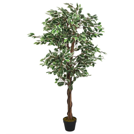 Kunstplant ficus 630 bladeren 120 cm groen - AllerleiShop