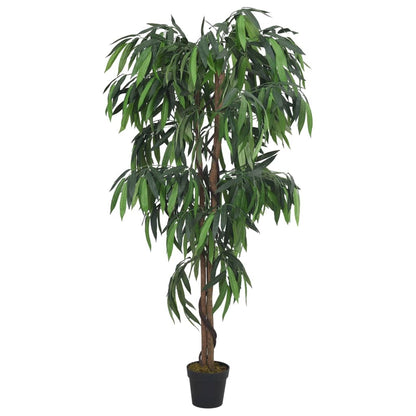 Kunstplant mangoboom 1050 bladeren 200 cm groen - AllerleiShop