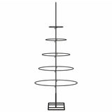 Kerstdecoratie kerstboom 90 cm metaal zwart - AllerleiShop