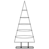 Kerstdecoratie kerstboom 125 cm metaal zwart - AllerleiShop