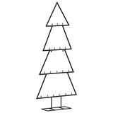 Kerstdecoratie kerstboom 90 cm metaal zwart - AllerleiShop