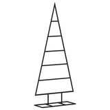 Kerstdecoratie kerstboom 90 cm metaal zwart - AllerleiShop