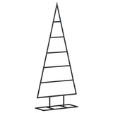 Kerstdecoratie kerstboom 90 cm metaal zwart - AllerleiShop