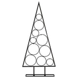 Kerstdecoratie kerstboom 90 cm metaal zwart - AllerleiShop