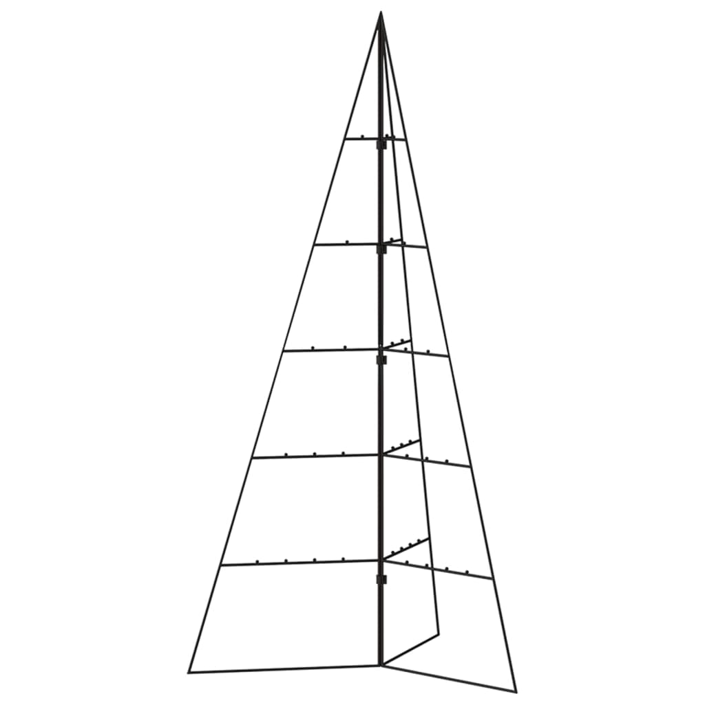 Kerstdecoratie kerstboom 100 cm metaal zwart - AllerleiShop