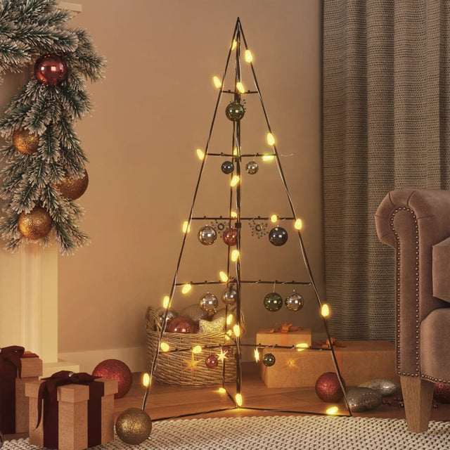 Kerstdecoratie kerstboom 100 cm metaal zwart - AllerleiShop