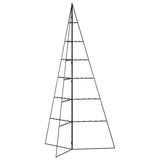 Kerstdecoratie kerstboom 140 cm metaal zwart - AllerleiShop