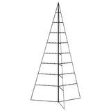 Kerstdecoratie kerstboom 180 cm metaal zwart - AllerleiShop