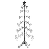 Kerstdecoratie kerstboom 180 cm metaal zwart - AllerleiShop