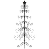 Kerstdecoratie kerstboom 180 cm metaal zwart - AllerleiShop