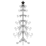 Kerstdecoratie kerstboom 215 cm metaal zwart - AllerleiShop