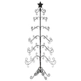 Kerstdecoratie kerstboom 215 cm metaal zwart - AllerleiShop