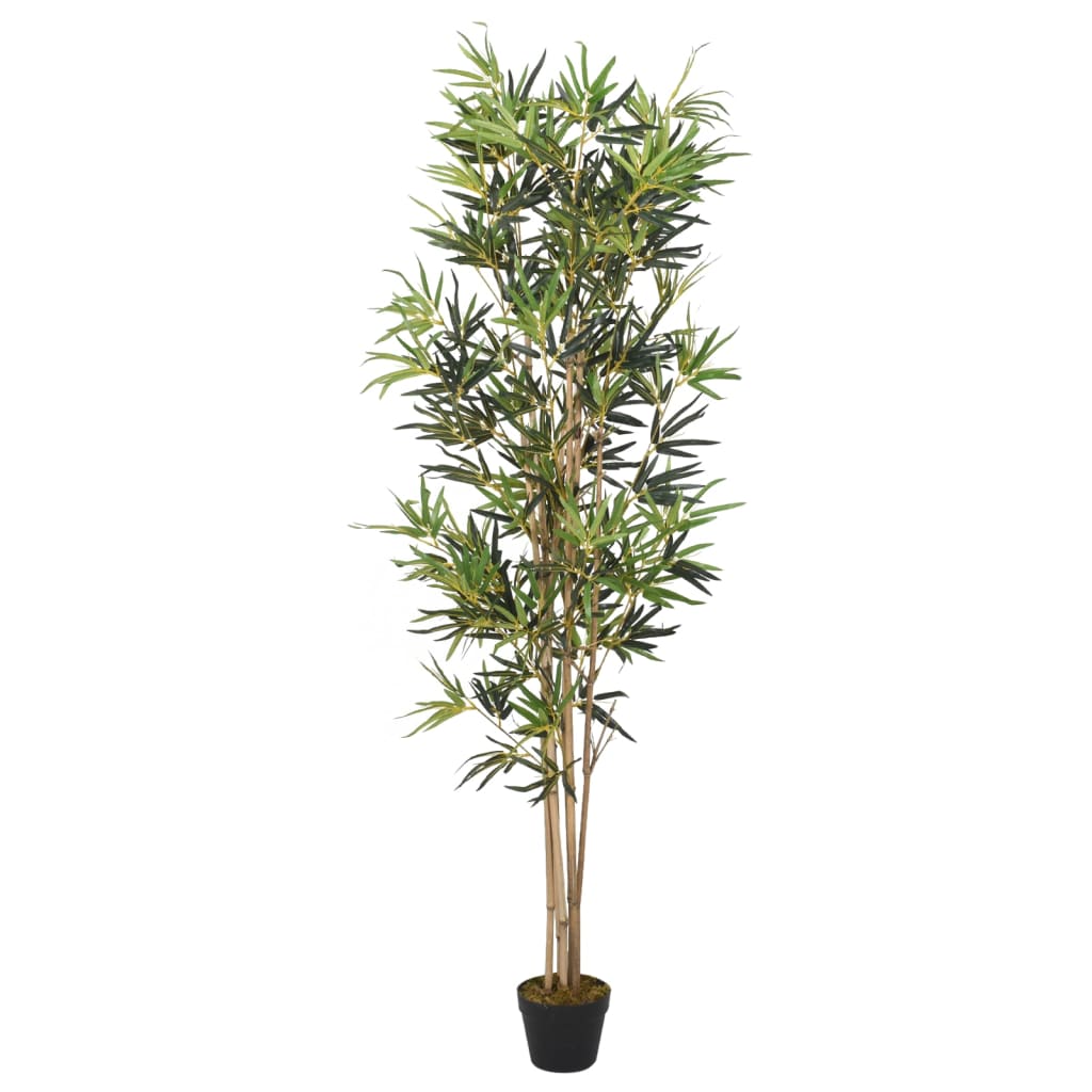 Kunstplant bamboe 828 bladeren 150 cm groen - AllerleiShop