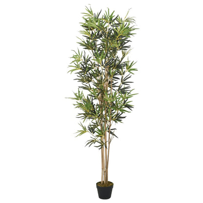 Kunstplant bamboe 1104 bladeren 180 cm groen - AllerleiShop