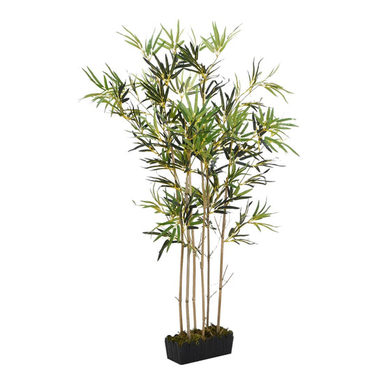 Kunstplant bamboe 368 bladeren 80 cm groen - AllerleiShop