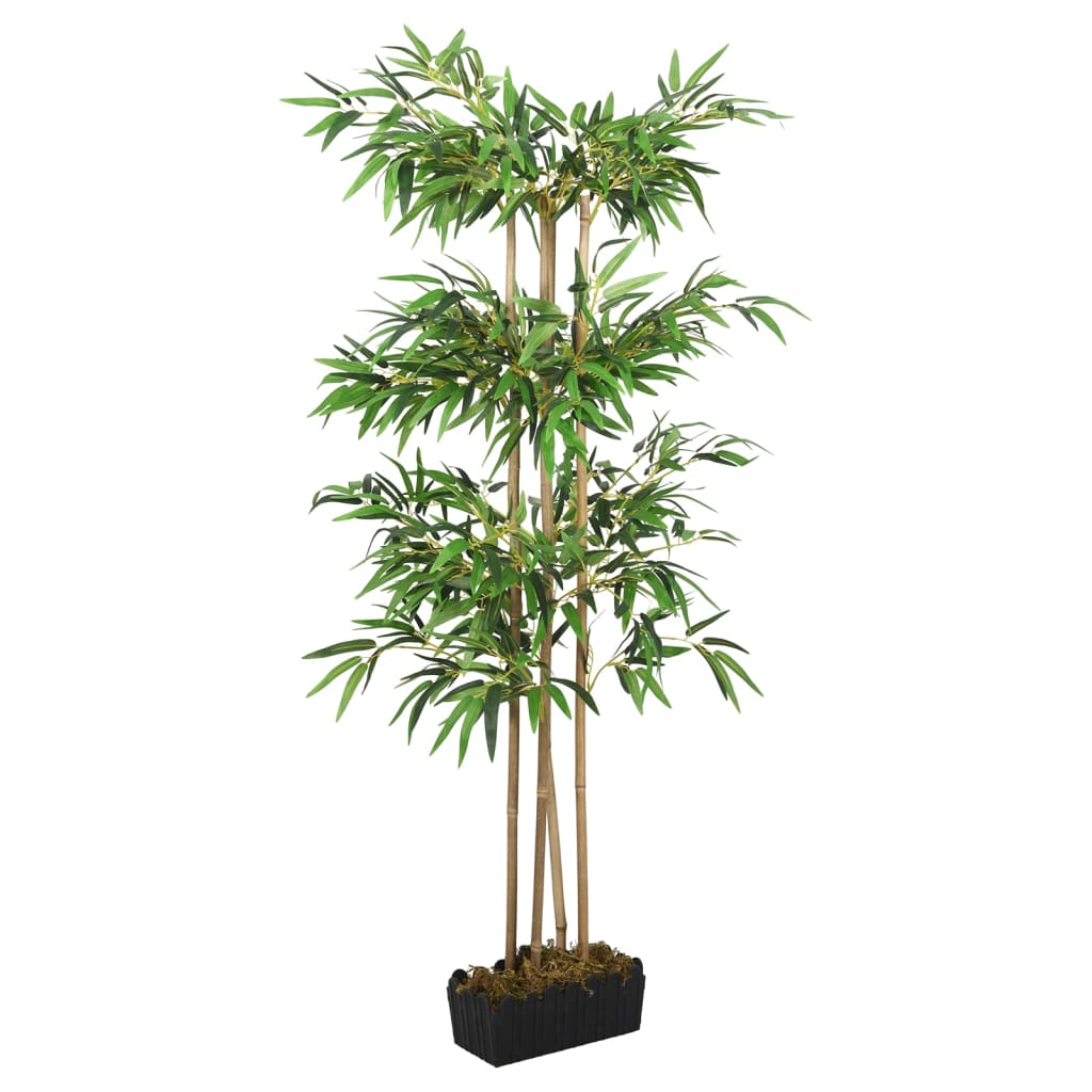 Kunstplant bamboe 380 bladeren 80 cm groen - AllerleiShop