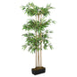 Kunstplant bamboe 760 bladeren 120 cm groen - AllerleiShop