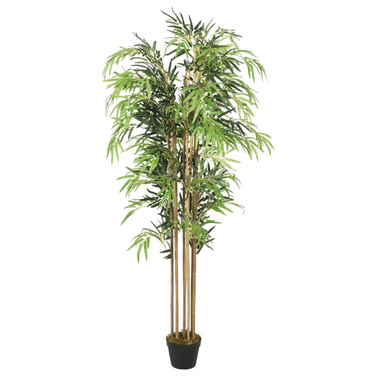 Kunstplant bamboe 500 bladeren 80 cm groen - AllerleiShop