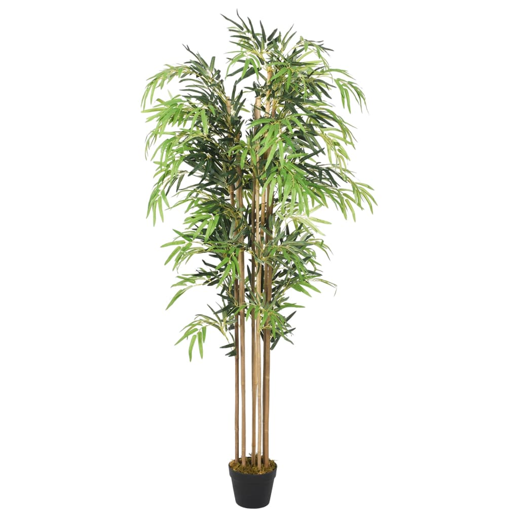 Kunstplant bamboe 730 bladeren 120 cm groen - AllerleiShop