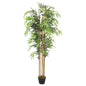 Kunstplant bamboe 1095 bladeren 150 cm groen - AllerleiShop