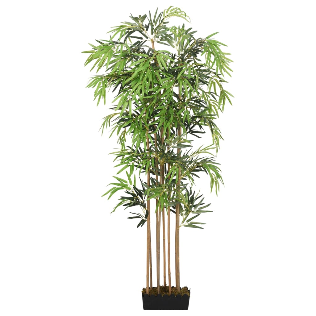 Kunstplant bamboe 730 bladeren 120 cm groen - AllerleiShop