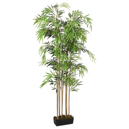 Kunstplant bamboe 1095 bladeren 150 cm groen - AllerleiShop