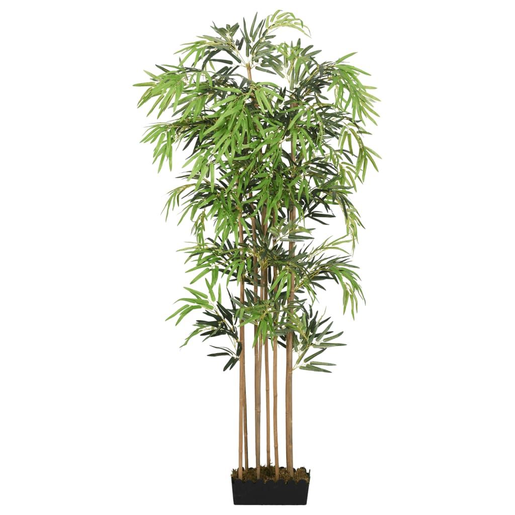 Kunstplant bamboe 1095 bladeren 150 cm groen - AllerleiShop