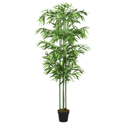 Kunstplant bamboe 384 bladeren 120 cm groen - AllerleiShop