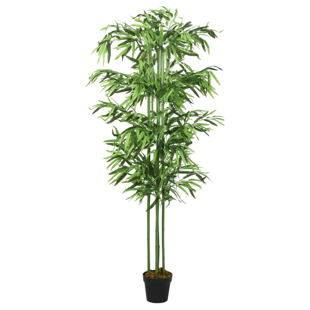 Kunstplant bamboe 576 bladeren 150 cm groen - AllerleiShop