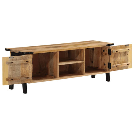 Tv-meubel 110x35x40 cm massief mangohout - AllerleiShop