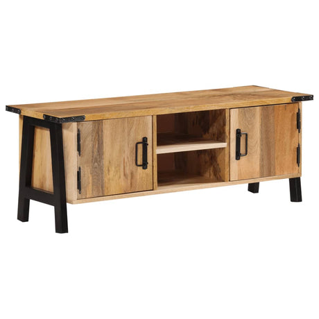 Tv-meubel 110x35x40 cm massief mangohout - AllerleiShop