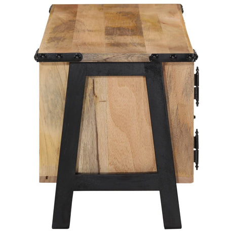 Tv-meubel 110x35x40 cm massief mangohout - AllerleiShop