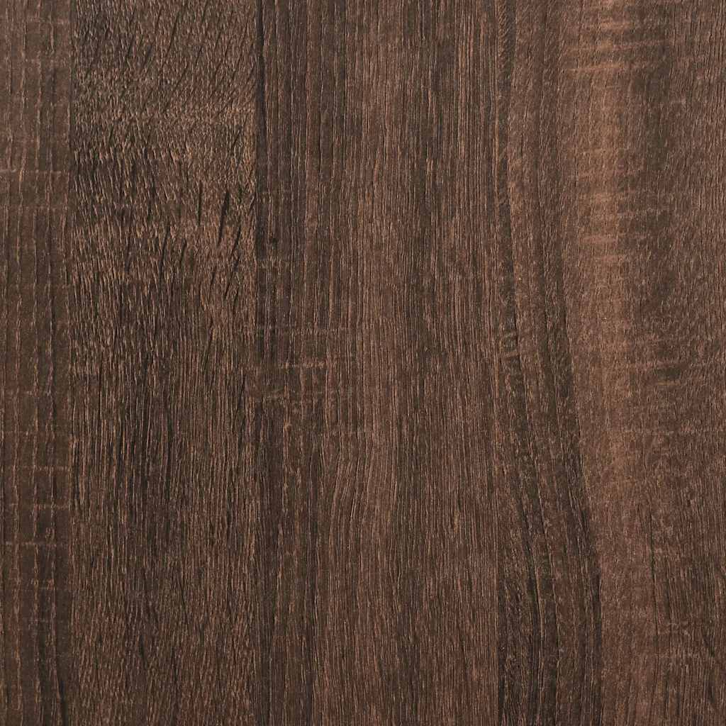 Bedframe zonder matras bewerkt hout bruin eikenkleur 90x200 cm