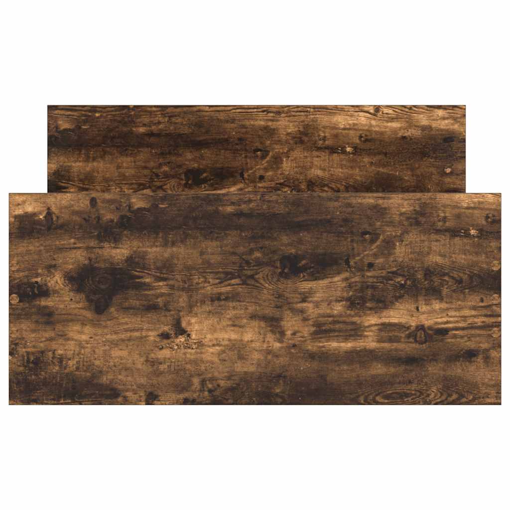 Bedframe zonder matras hout gerookt eikenkleurig 100x200 cm