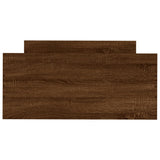 Bedframe zonder matras bewerkt hout bruin eikenkleur 100x200 cm