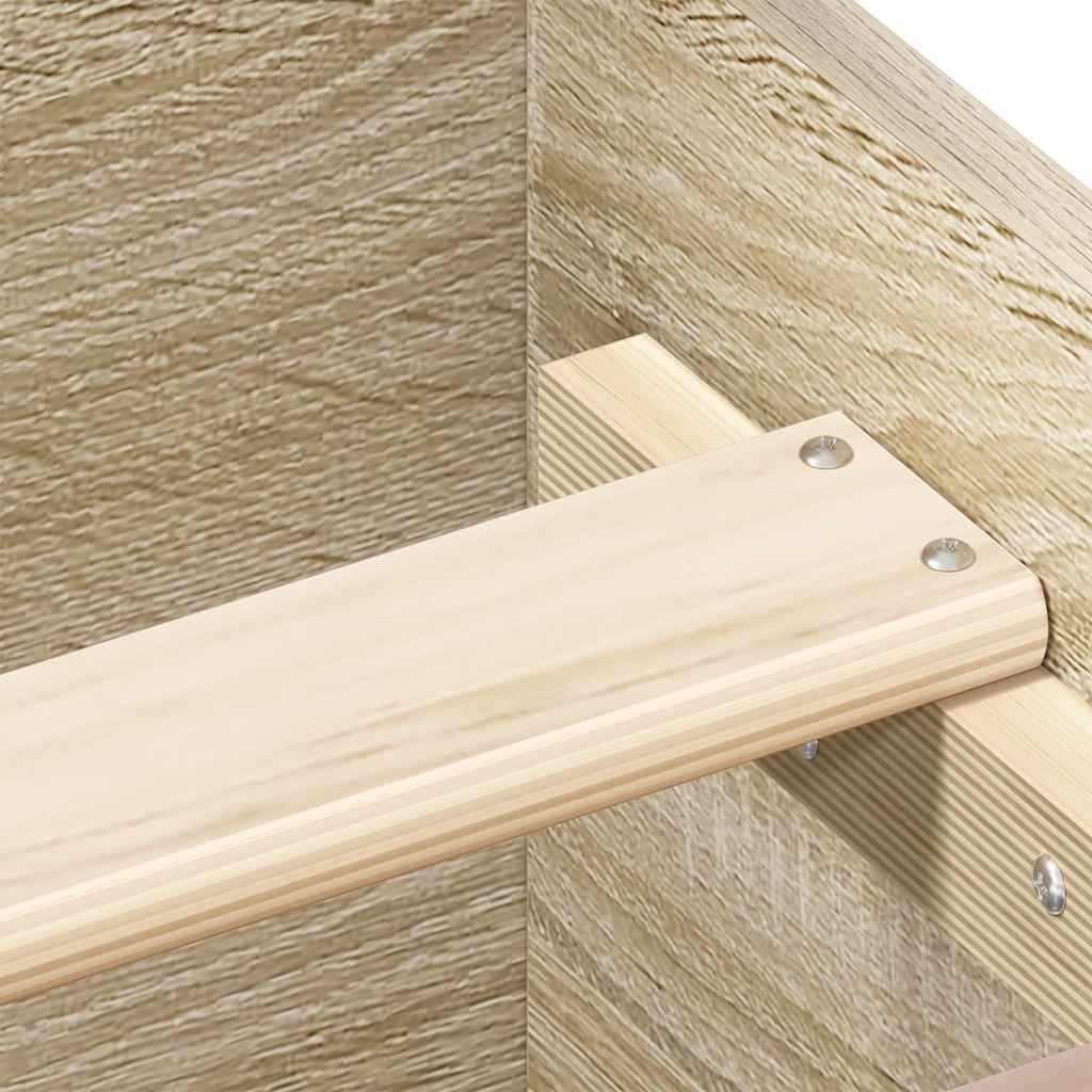 Bedframe zonder matras hout sonoma eikenkleurig 90x190 cm