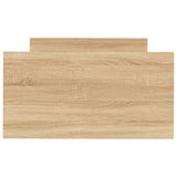 Bedframe zonder matras hout sonoma eikenkleurig 75x190 cm