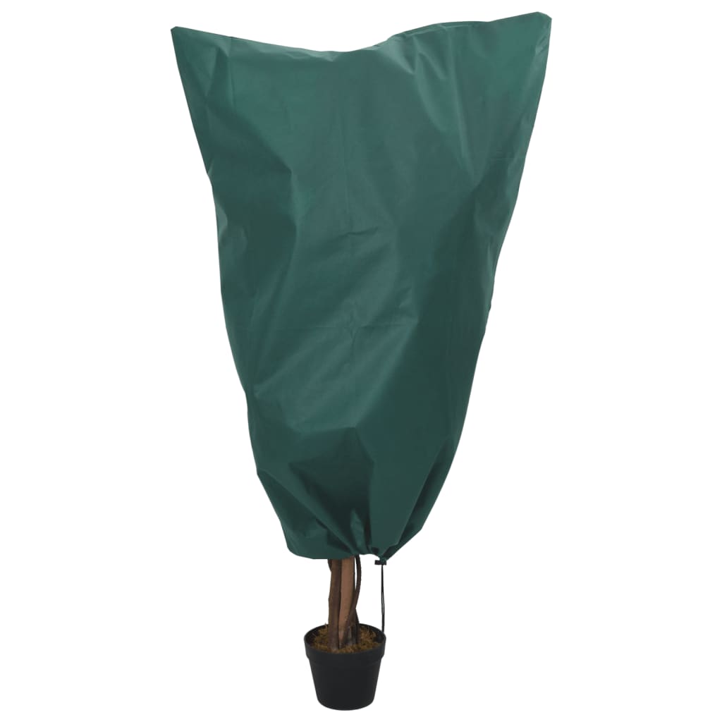 Plantenhoezen met trekkoord 4 st 70 g/m² 0,8x1,2 m - AllerleiShop