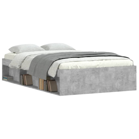 Bedframe betongrijs 120x200 cm - AllerleiShop