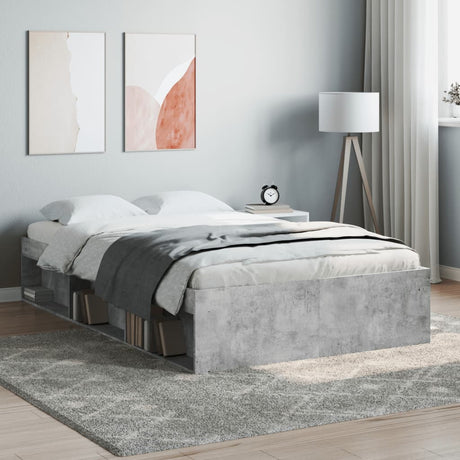 Bedframe betongrijs 120x200 cm - AllerleiShop