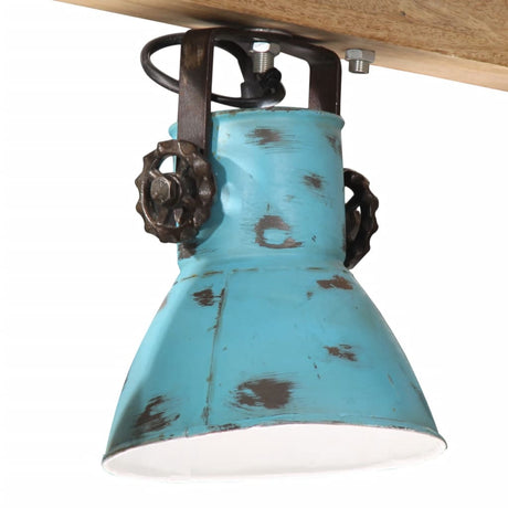 Plafondlamp 25 W E27 90x24x111 cm verweerd blauw - AllerleiShop