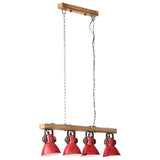 Plafondlamp 25 W E27 90x24x111 cm verweerd rood - AllerleiShop