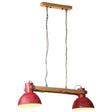 Hanglamp 25 W E27 85x28x109 cm verweerd rood - AllerleiShop