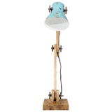 Bureaulamp 25 W E27 23x18x96 cm verweerd blauw - AllerleiShop