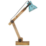 Bureaulamp 25 W E27 23x18x96 cm verweerd blauw - AllerleiShop